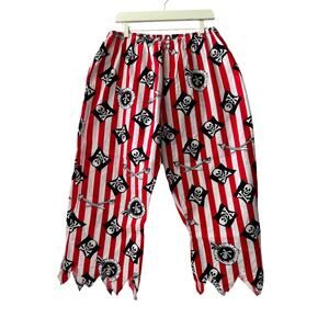 Funny Fashion Pirate Striped Costume Pants Size XL
